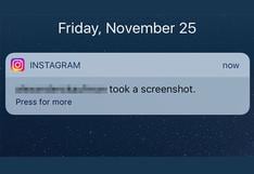 Instagram: ahora te avisará quién tomó captura de pantalla