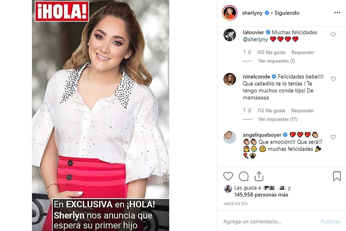 Ninel Conde comentó la gran noticia de su amiga Sherlyn sin imaginar que lo usuarios la iban a “trollear”. (Foto: Instagram)
