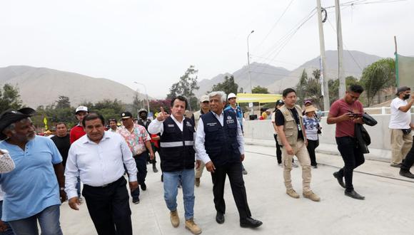 Culminaron los trabajos en el puente Inca Moya. (Foto: Municipalidad de Lima)