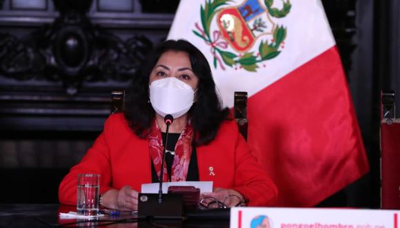 La titular de la PCM, Violeta Bermúdez, indicó que primero debe llegar la autógrafa al Poder Ejecutivo para pasar por una revisión técnica. (Foto: PCM)