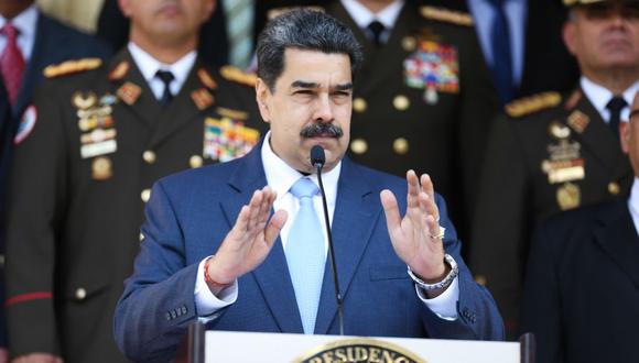 Nicolás Maduro, afirmó que Venezuela está preparado para resistir la caída mundial de los precios del petróleo como consecuencia de la crisis del coronavirus. (Foto: Marcelo GARCIA / Presidencia de Venezuela / AFP)