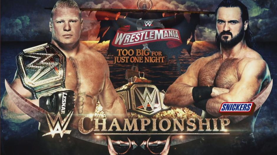 Brock Lesnar vs. Drew McIntyre por el Título de la WWE
