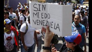 "Sin miedo Venezuela": Los carteles de la protesta opositora