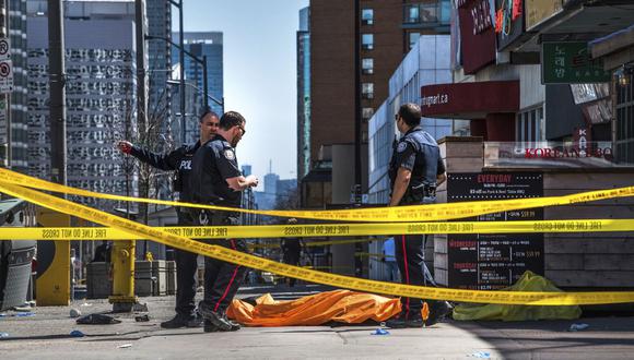 Canadá: Atropello masivo en Toronto deja 9 muertos y 16 heridos. (AP).