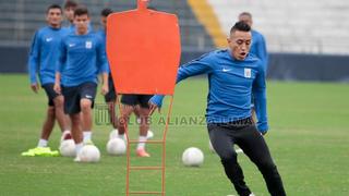 Christian Cueva volvió a entrenar en Alianza Lima
