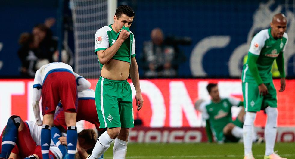Con Claudio Pizarro todo el partido, el Werder Bremen no pudo en su visita al Hamburgo por la fecha 31 de la Bundesliga. (Foto: Getty Images | Video: Футбол )