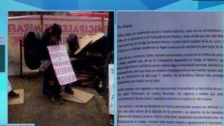 Miraflores: vecinos piden que alcalde Luis Molina se reúna con trabajadores municipales despedidos