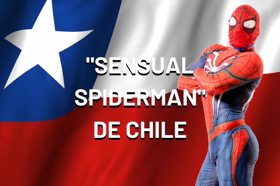 "Sensual Spiderman" no es el héroe que Chile se merece, pero sí el que necesita en estos difíciles momentos. (Foto: USI/@sensualspiderman en Instagram)