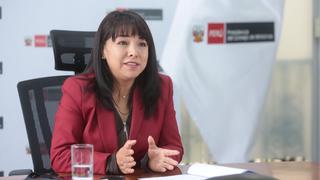 Mirtha Vásquez: “Estamos buscando fortalecer el diálogo y el equilibrio de poderes”