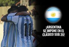 Sudamericano Sub 20: Argentina le ganó a Brasil sobre la hora