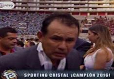Juan Reynoso ignoró a Edwin Oviedo durante la premiación del Sporting Cristal vs Melgar