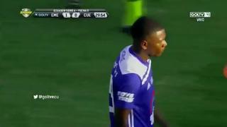 Emelec vs. Deportivo Cuenca: Brayan Angulo abrió el marcador tras una gran jugada colectiva | VIDEO