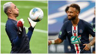 Neymar y Keylor Navas, los malabaristas: así se divierten las estrellas del PSG | VIDEO