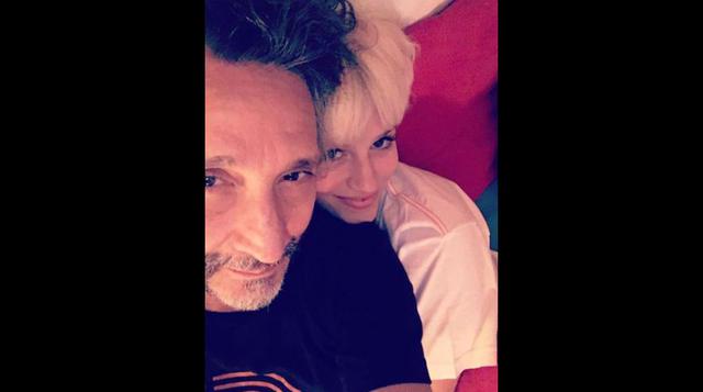 Fito Páez y su novia Eugenia Kolodziej. El cantante y la actriz se conocieron a fines de 2014. Llevan más de dos años de romance. (Foto: Instagram)