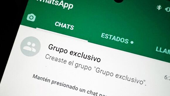 ¿Los grupos exclusivos en WhatsApp? Así es como los puedes crear. (Foto: MAG - Rommel Yupanqui)