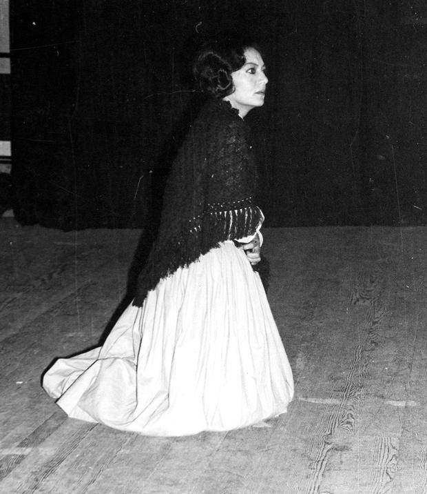 Delfina Paredes in the play 'Los Libertadores'.  Photo: GEC Historical Archive