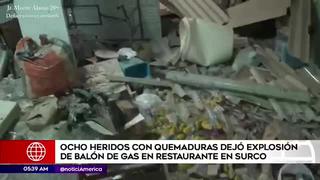 Surco: deflagración en una vivienda deja ocho personas heridas