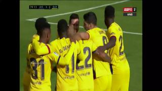 Barcelona vs. Leganés: Arturo Vidal anotó el segundo gol de los Azulgranas tras un saque de esquina [VIDEO]