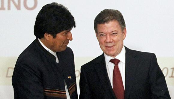 Colombia llamó tres veces para invitar a Evo a firma de paz