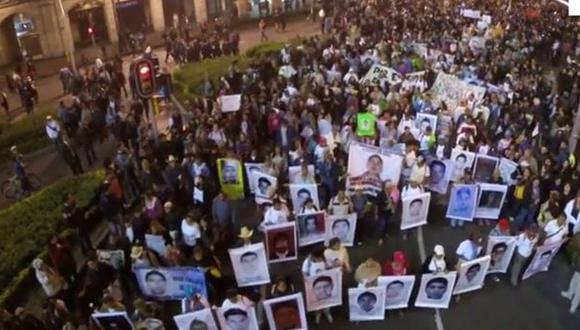 YouTube: las protestas por los 43 desaparecidos desde un drone