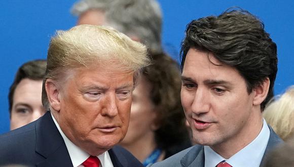 Justin Trudeau y Donald Trump son dos de los protagonistas de la más reciente –y viralizada– polémica de la política internacional. La cual se suma a una serie de desencuentros entre ambos líderes. (Reuters)