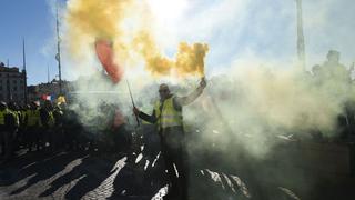 Chalecos amarillos: Las violentas protestas vuelven a paralizar París