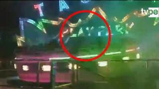 SJL: adolescentes resultan heridos tras caída de letrero de “Tagadá” en el Play Park | VIDEO
