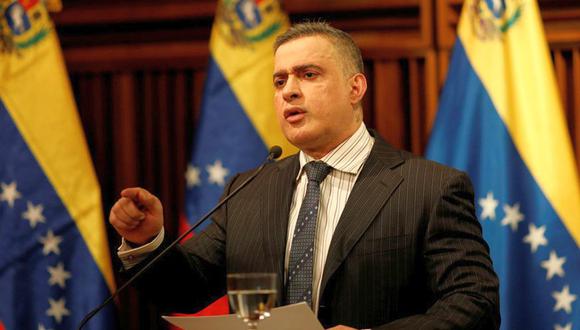 El fiscal jefe de Venezuela, Tarek William Saab. Venezuela desmanteló una red internacional de narcotraficantes.( Reuters)