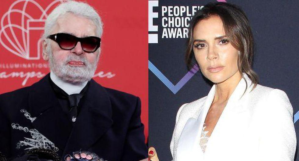 Victoria Beckham se despide dE Karl Lagerfeld en Instagram. (Foto: EFE)