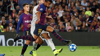 Barcelona vs. Inter de Milán: Luis Suárez habilitó de manera sensacional a Rafinha para el 1-0 | VIDEO