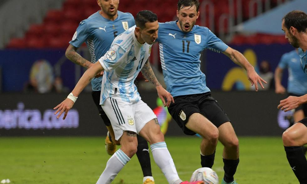 Resumen; Uruguay vs. Argentina por Copa América gol y resultado final