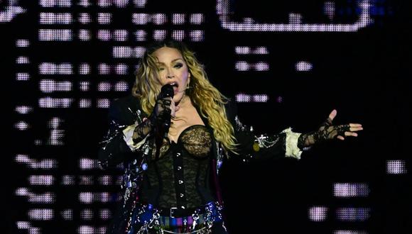 Madonna abrió su histórico concierto en Río de Janeiro con “Nothing Really Matters”. (Foto: Pablo PORCIUNCULA / AFP)