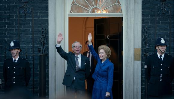 Netflix mostró a Margaret Thatcher, interpretada por Gillian Anderson, en las primeras imágenes de la cuarta temporada. (Foto: Netflix)