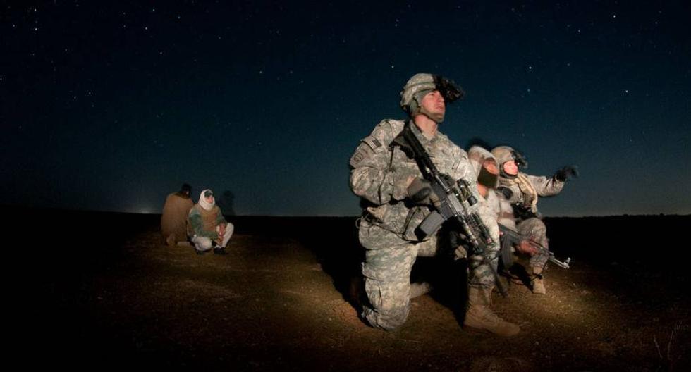 Marines de EEUU en el límites entre Irak y Siria en 2009. (Foto: US Army)