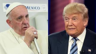 Vaticano: Dichos del Papa sobre Trump "no son ataque personal"