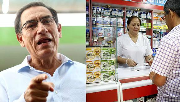 Martín Vizcarra destacó que el precio de los medicamentos genéricos es similar al 10% de lo que cuestan los medicamentos de marca. (Fotos: GEC)