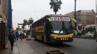 Buses interprovinciales usan pista para abordaje de pasajeros