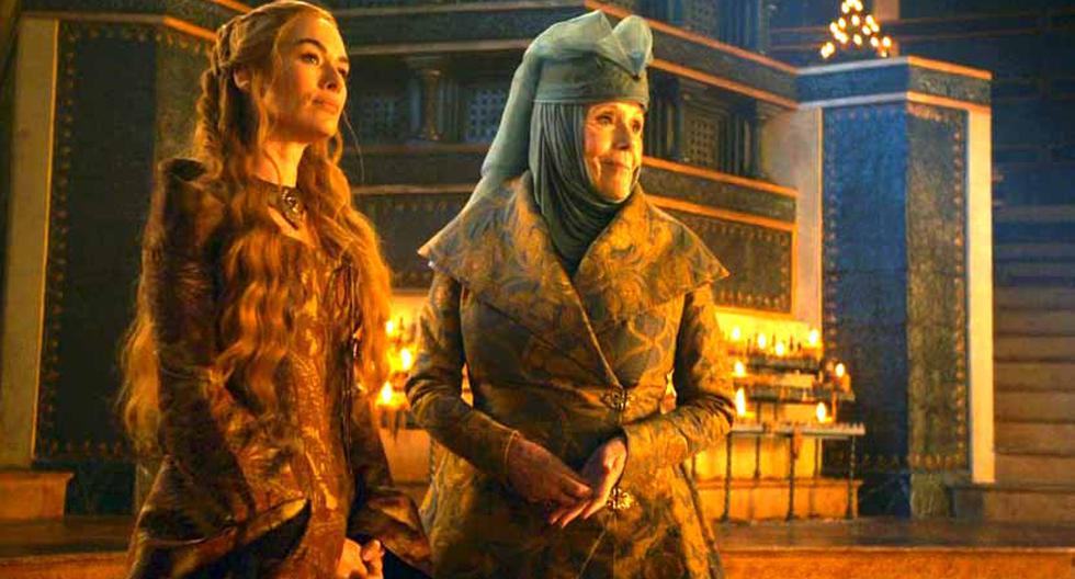Lena Headey es Cersei Lannister y Diana Rigg es Olenna Tyrell en 'Game of Thrones' (Foto: HBO)