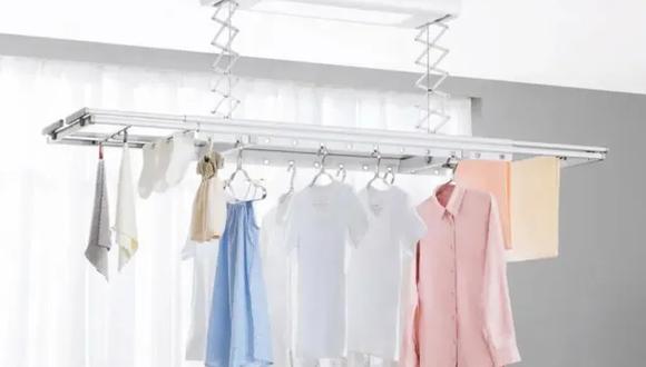 El nuevo tendedero de Xiaomi es capaz de secar la ropa y soporta hasta 35 kg. (Foto: Xiaomi)