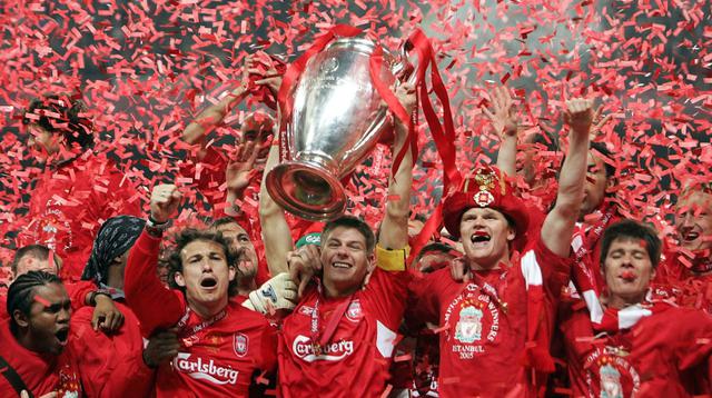 Un día como hoy, hace 15 años, Liverpool gestó el 'Milagro de Estambul', tras conquistar la Champions con una remontada histórica ante el AC Milan. (Foto: AFP)