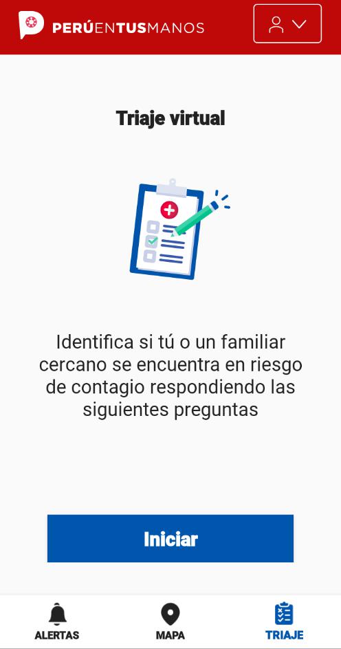 La app también tiene un servicio de teletriaje. (Captura)