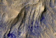 NASA: así de bella es la capa de roca estratificada en Marte