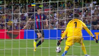 Lewandowski anotó el primer gol del Barcelona vs. Rayo Vallecano, pero se anuló por posición adelantada | VIDEO