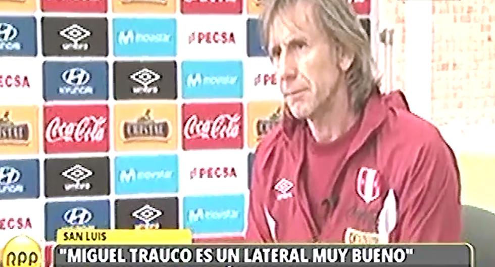 Ricardo Gareca catalogó de _\"favorable\"_ las condiciones para seguir en la Selección Peruana. (Foto: Captura)