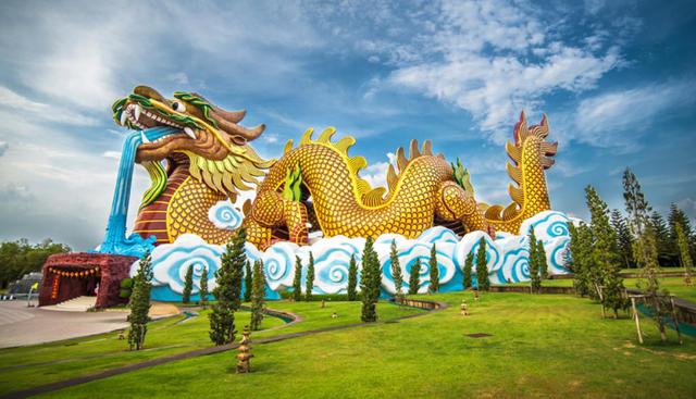 Dragon Descendants Museum. Este museo se encuentra en provincial de Suphanburi en Taiwán y se construyó en el 2006. Foto: Getty Images)