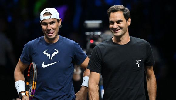 Roger Federar hará equipo con Rafael Nadal en su último partido. (Foto: AFP)