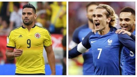 Colombia vs. Francia: ¿cuándo juegan y a qué hora?