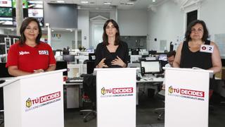 Elecciones 2020: Rocío Silva Santisteban y Nidia Vílchez debatieron en El Comercio