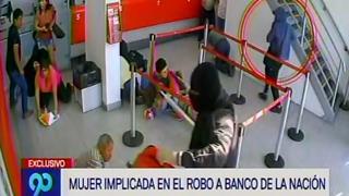 Ella es la clave para capturar a asaltantes del Banco de la Nación