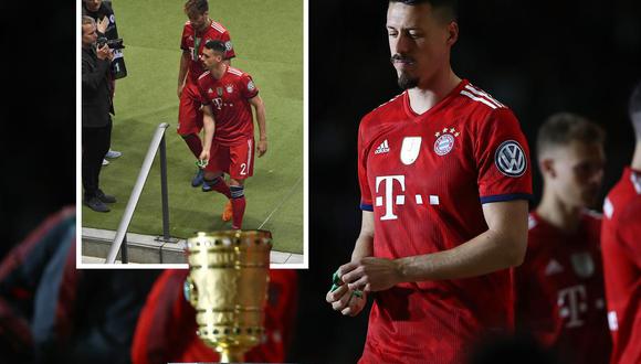 En menos de una semana, Sandro Wagner arruinó su reputación: renunció a la selección alemana, encaró a Joachim Low y aventó su medalla de plata con Bayern Múnich en señal de desprecio. (Foto: Imago / Composición: Sport.de)